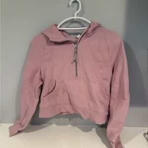 lululemon athletica Pink Half-Zip Hoodie